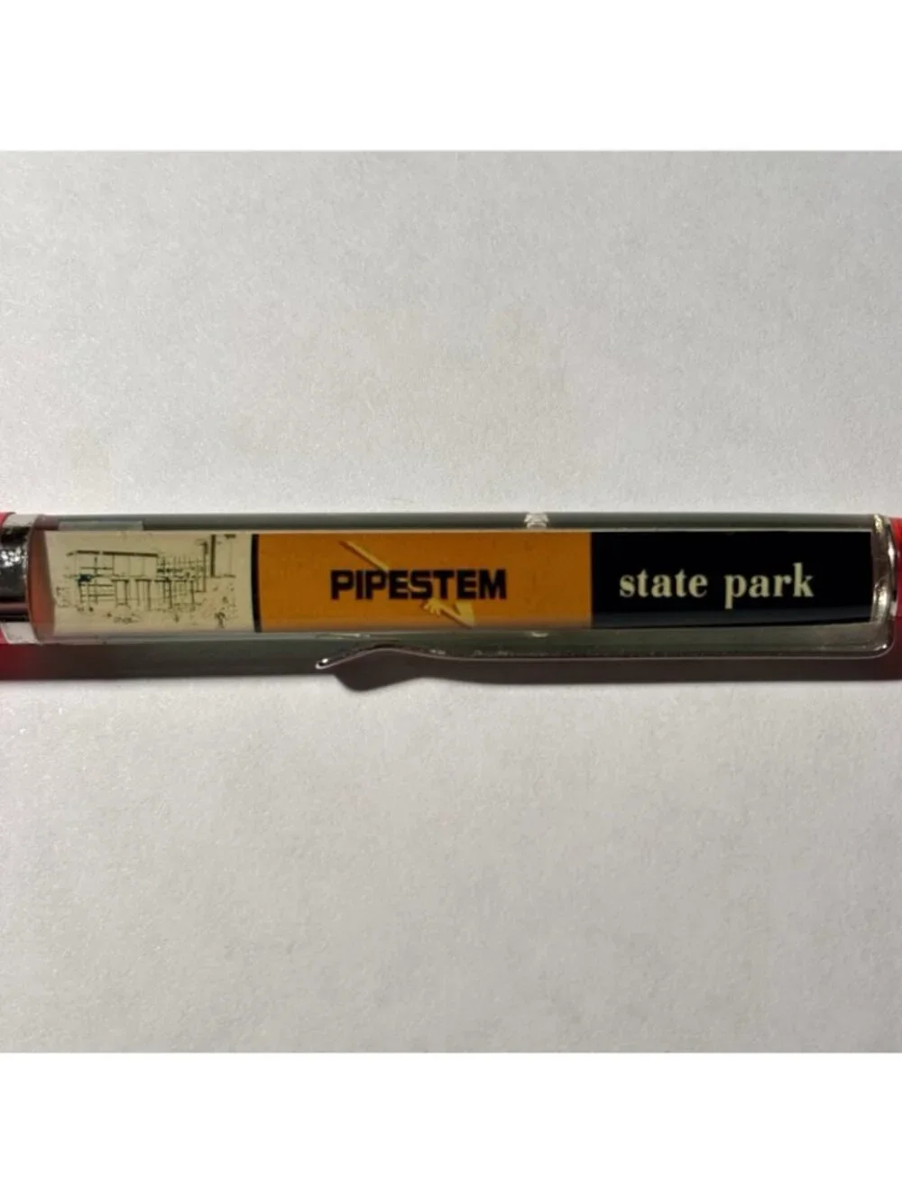 Pipestem State Park West Virginia WVA Floaty Pen Deer Moves Resort Souvenir Vtg